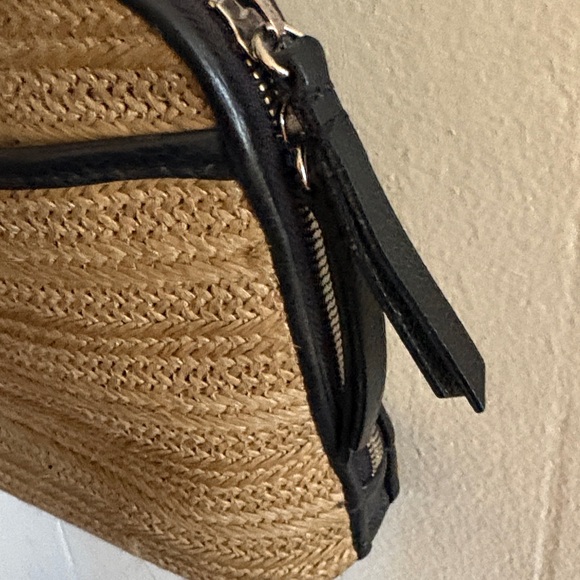 Brighton Tan and Black Woven Crossbody Bag - Picture 5 of 10